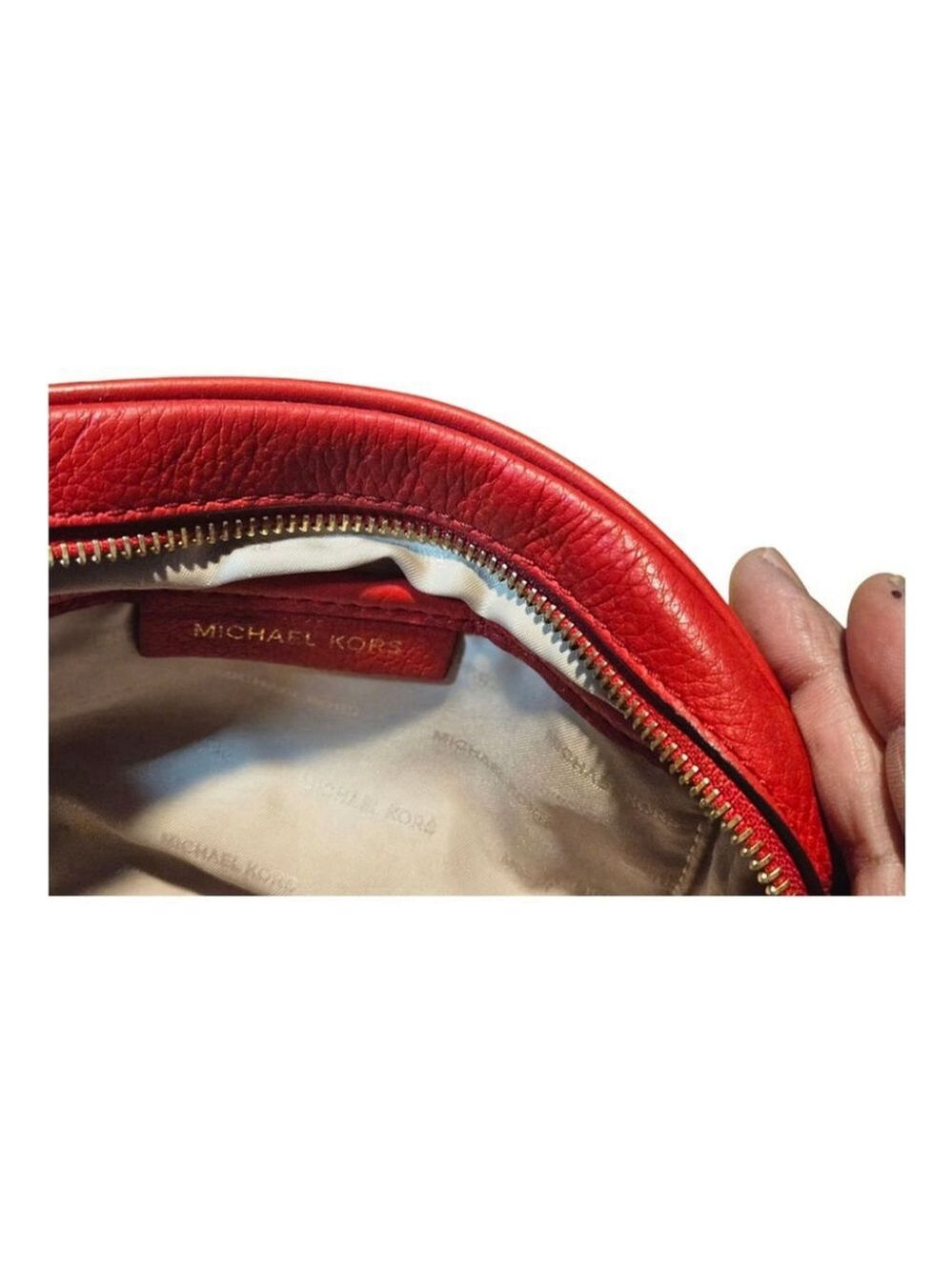 Michael Kors Crossbody Bag Small Red - Picture 10 of 16